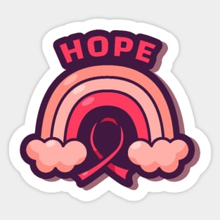 Hope- Breast cancer awareness Sticker